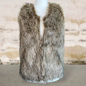 Bebe Faux Fur Vest